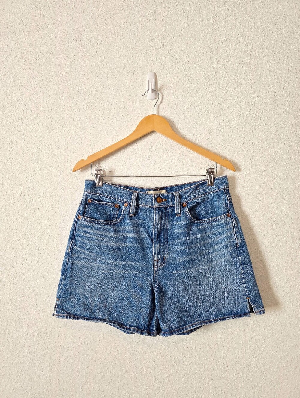 Madewell Mid Length Relaxed Denim Short 27